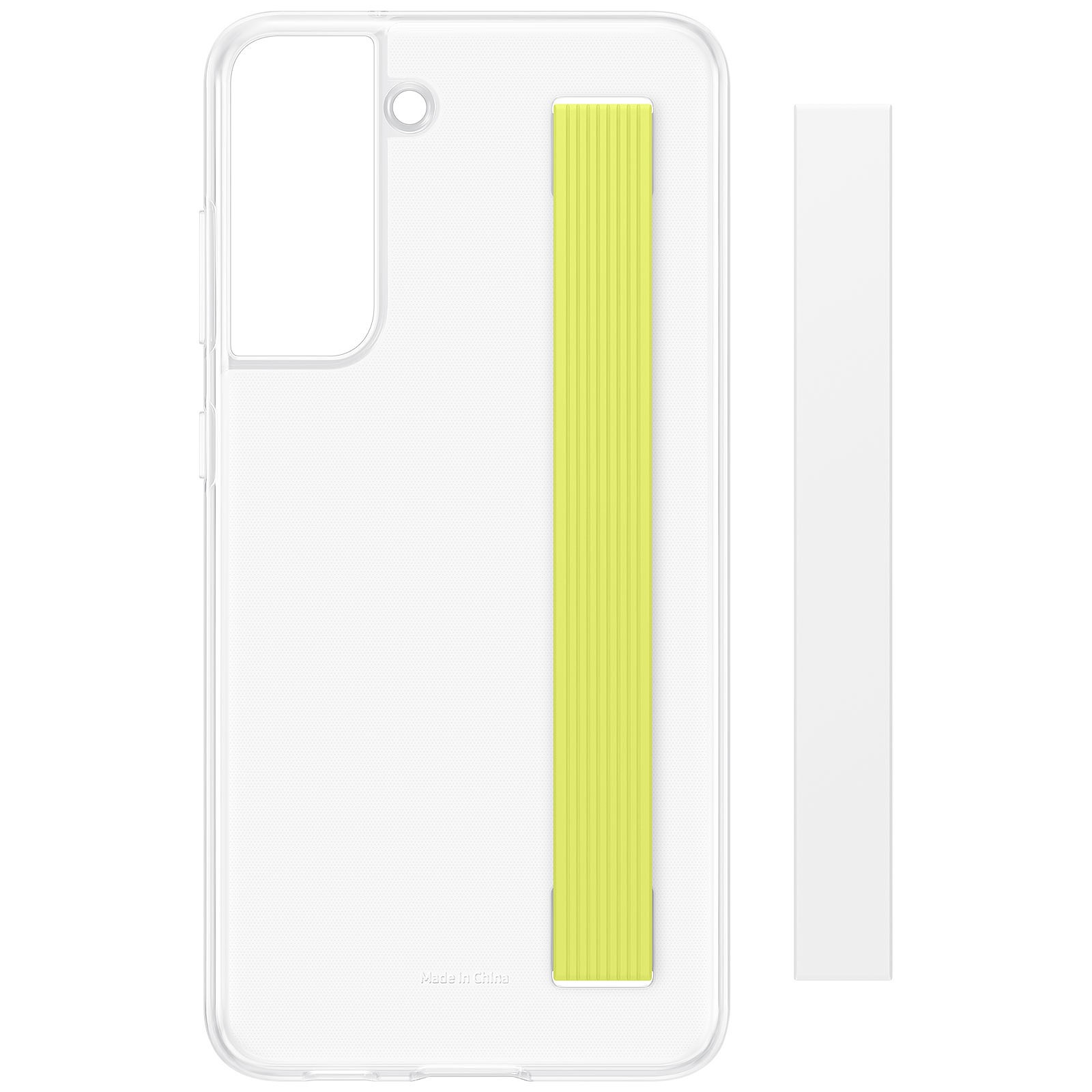 Coque smartphone BIGBEN Samsung Galaxy S21 FE silicone Blanche - EF-XG990CW