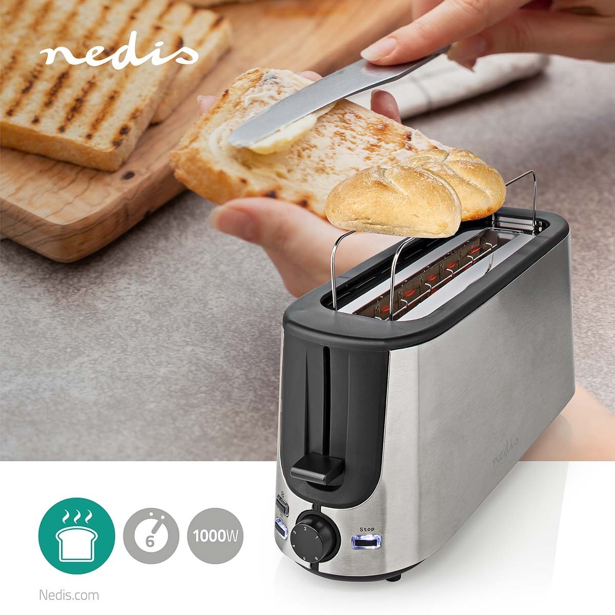 Grille pain NEDIS  - KABT310EAL