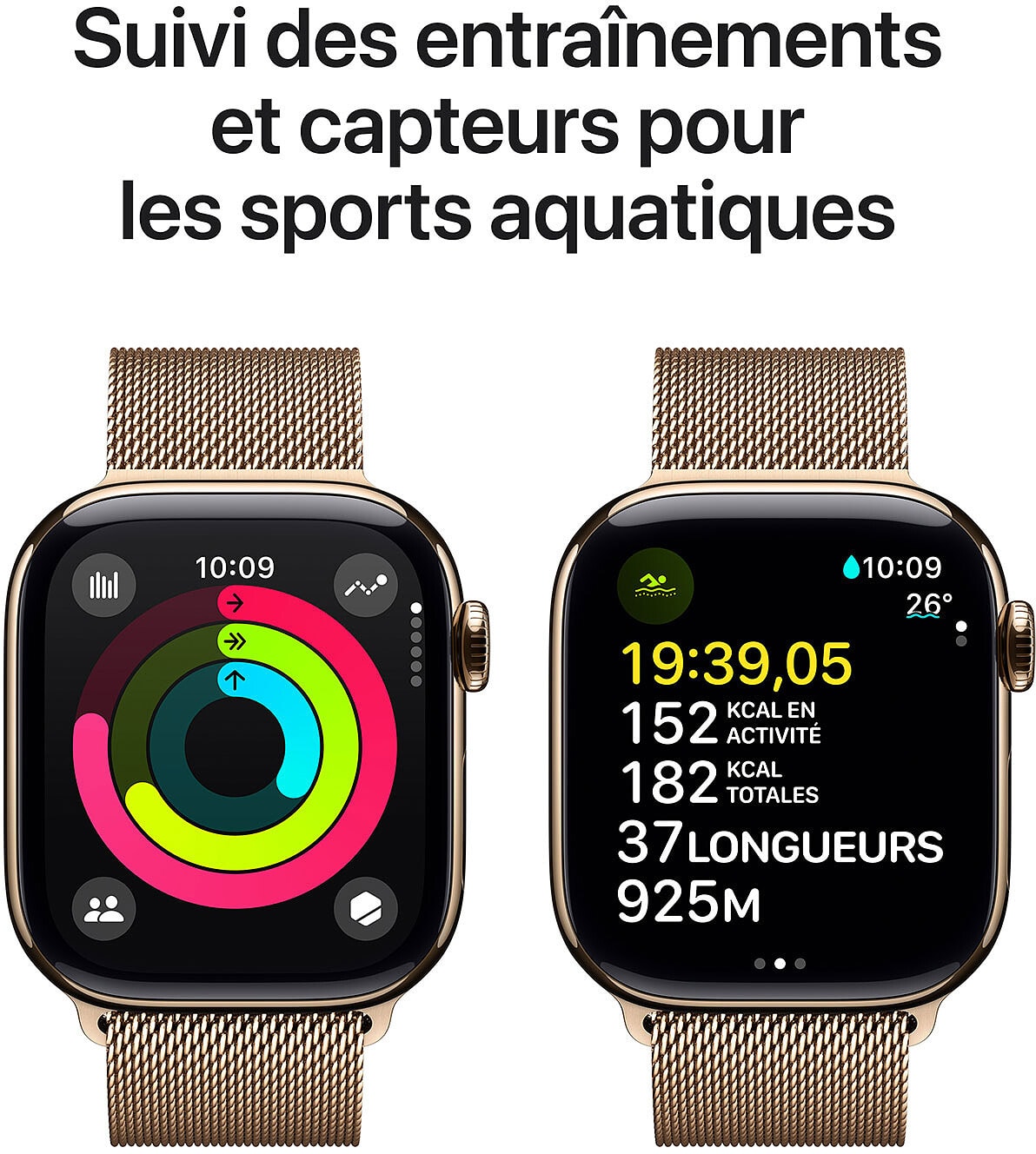 Montre connectée GPS + Cellular APPLE  - WATCH10-MX083QF/A