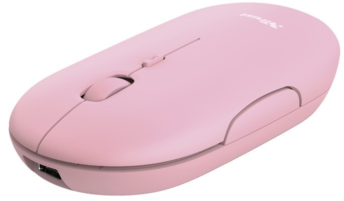 Souris gamer TRUST Sans fil 1600 dpi Rouge PUCKROSE-24125