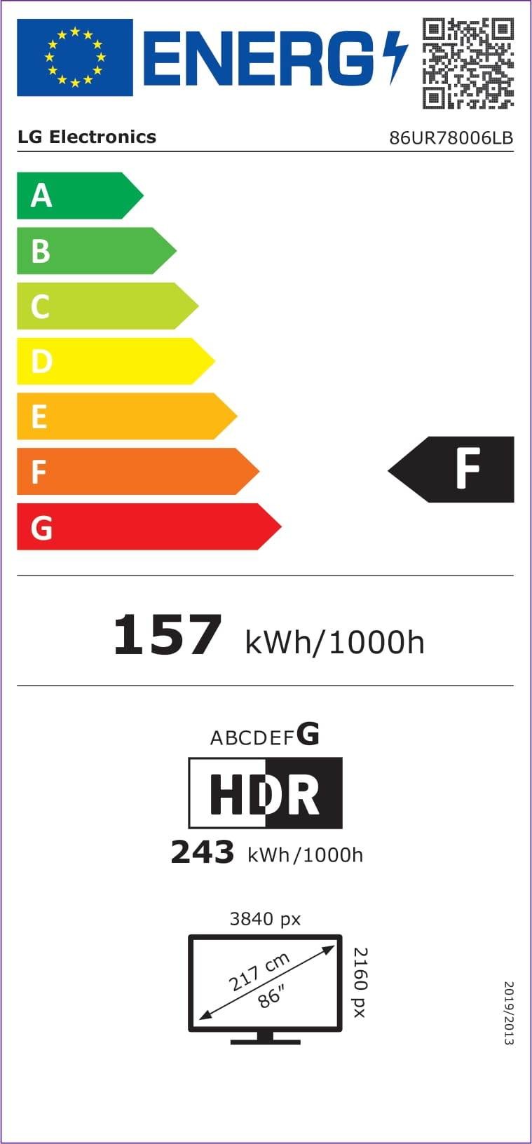 TV LED 4K 217 cm LG , AI ThinQ, Smart TV, 86" - 86UR78 TV LED 4K 217 cm LG , AI ThinQ, Smart TV, 86" - 86UR78