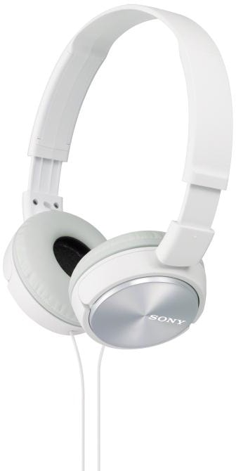 Casque audio arceau SONY Pliable Filaire Blanc MDRZX310W