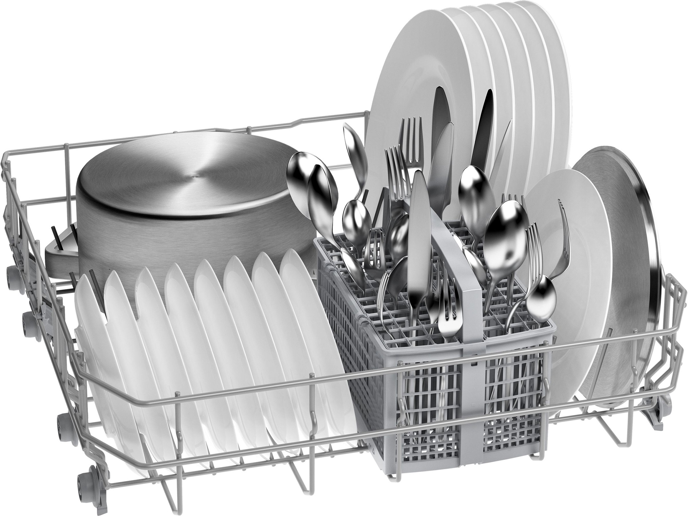 BOSCH Lave vaisselle tout integrable 60 cm Série 4 Home Connect ExtraDry 12 couverts - SMH4ITX12E