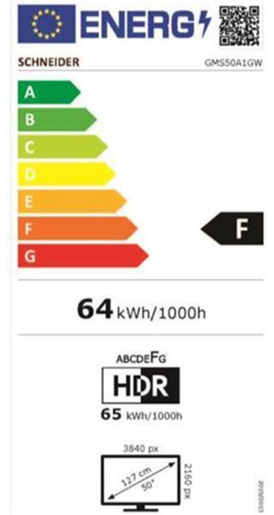 TV LED 4K 127 cm SCHNEIDER - GMS50A1GW TV LED 4K 127 cm SCHNEIDER - GMS50A1GW