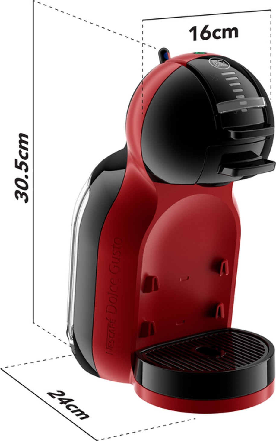 Cafetière à dosette KRUPS Play et Select Rouge - YY5219FD