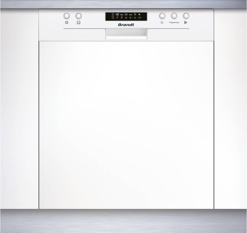 BRANDT Lave vaisselle integrable 60 cm AquaSafe 44dB 14 couverts   BDB424LW
