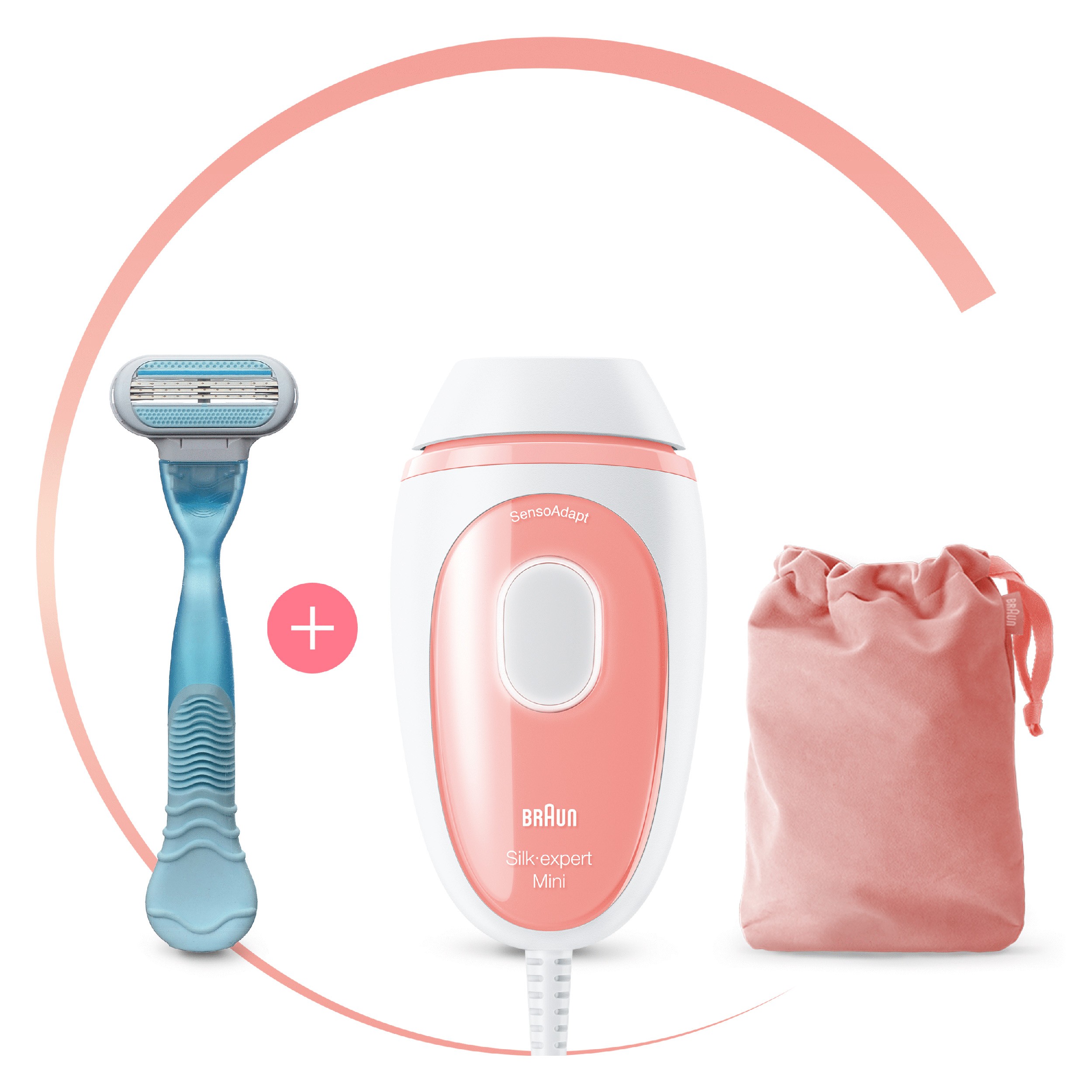 Epilateur lumière pulsée BRAUN Silk expert Mini - IPL1014
