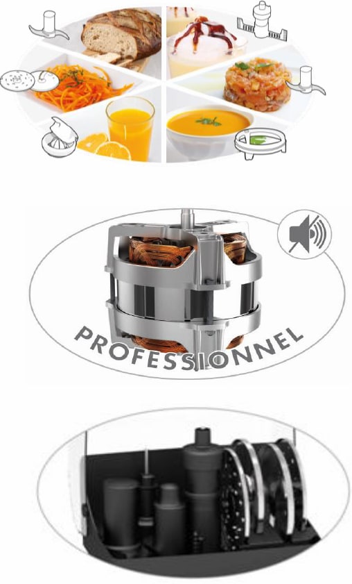 Robot culinaire MAGIMIX 1100W 3.6L - 18590F