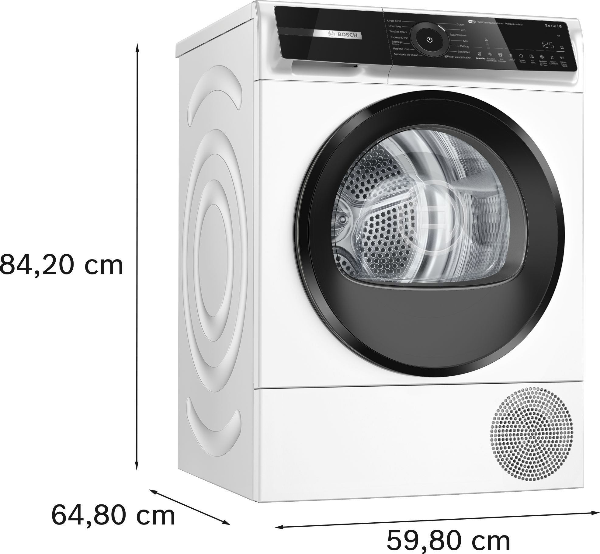 Sèche-linge pompe à chaleur BOSCH  - WQN246D0FR
