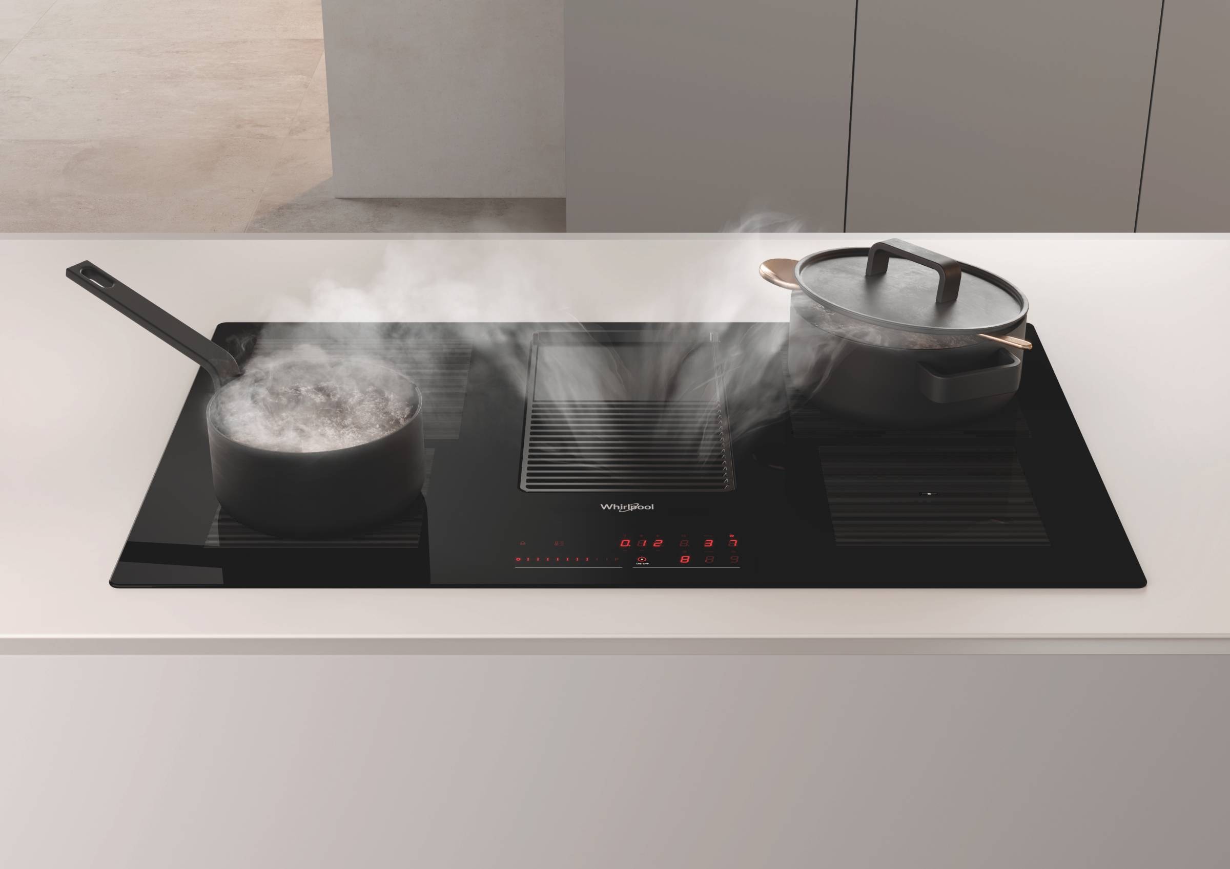 Plaque induction WHIRLPOOL 4 Foyers 83 cm Noir - WVH92KFKIT/1 Plaque induction WHIRLPOOL 4 Foyers 83 cm Noir - WVH92KFKIT/1