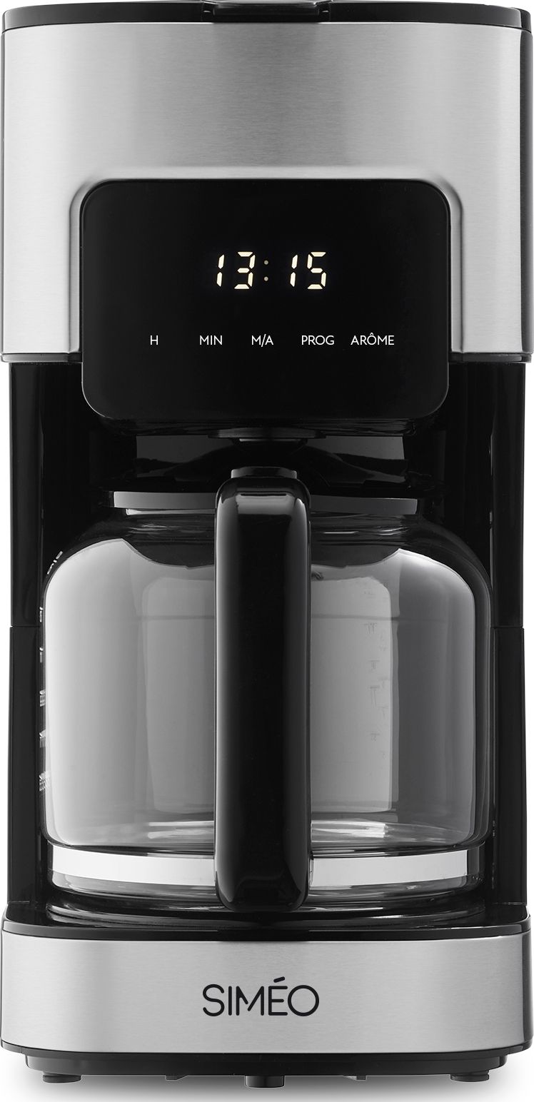 Cafetière SIMEO Programmable 1.5L 15 tasses Inox CFP210