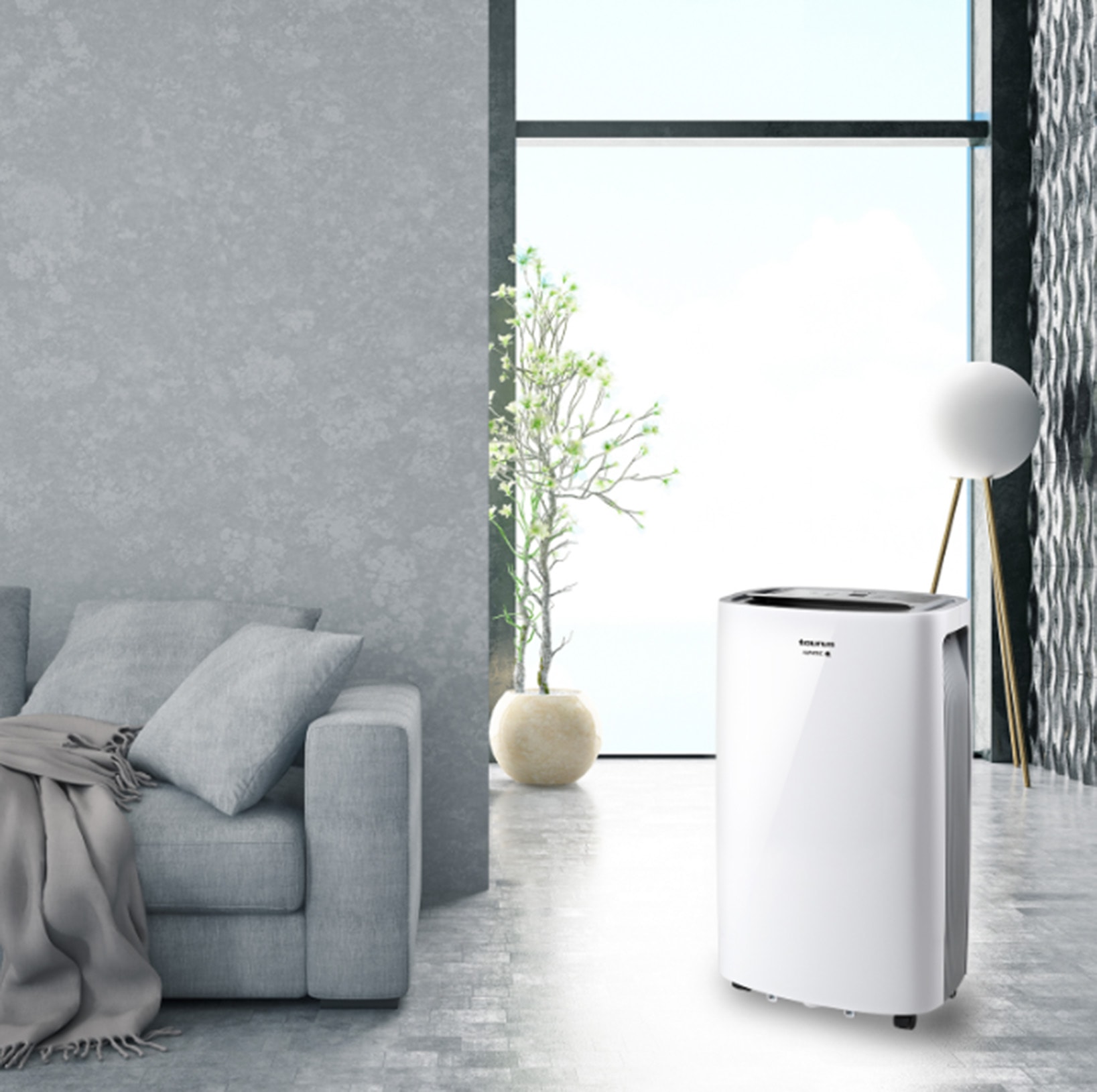 Déshumidificateur TAURUS ALPATEC 22L/24h 45m² Blanc - DH2201