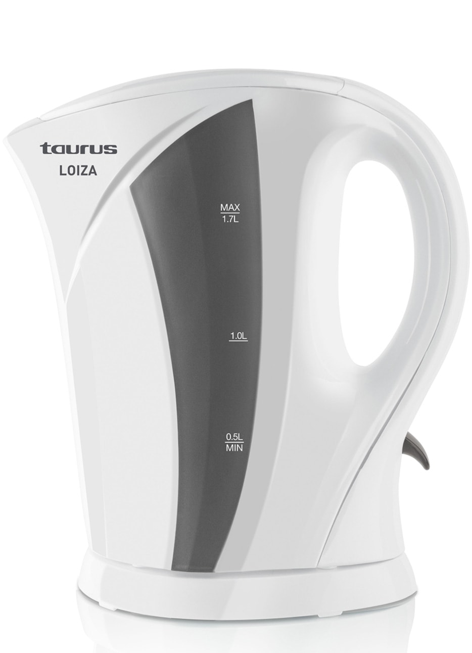 Bouilloire TAURUS 1,7L 2200W Blanc - LOIZA