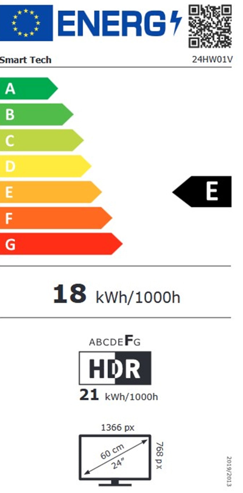 TV LED 66 cm SMART TECH - 24HW01V TV LED 66 cm SMART TECH - 24HW01V