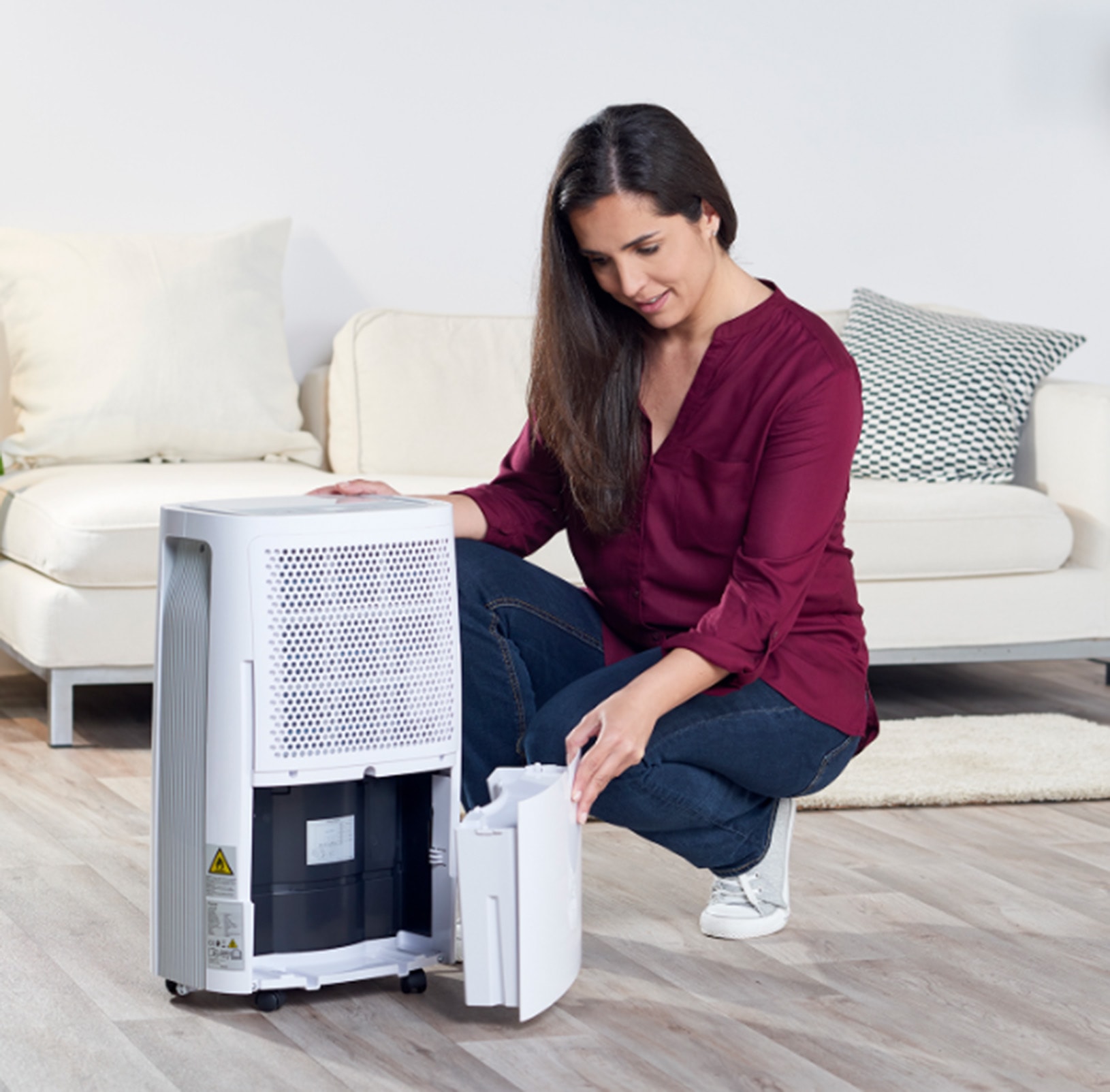 Déshumidificateur TAURUS ALPATEC 22L/24h 45m² Blanc - DH2201
