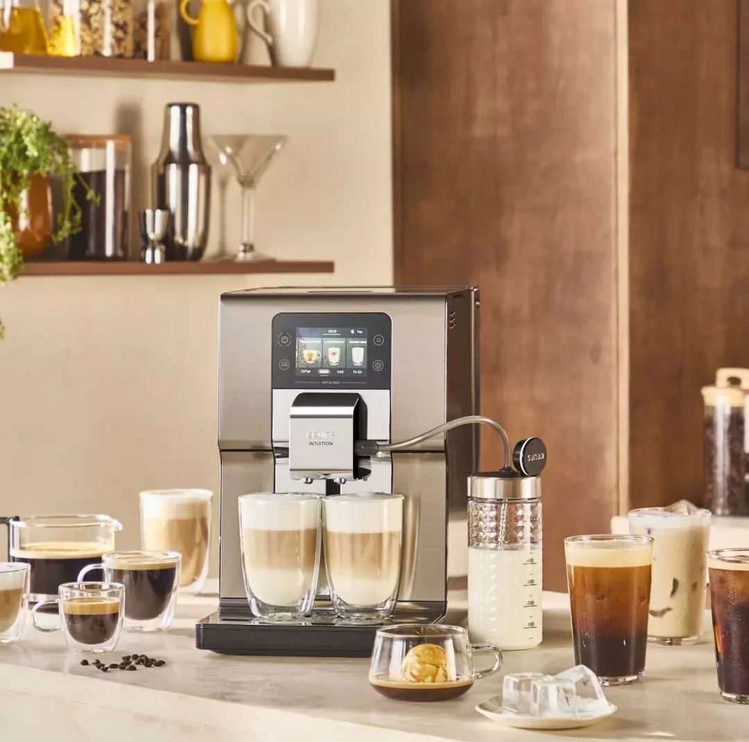 Robot expresso KRUPS Cold Brew Aroma One Touch Cappuccino Argent - EA879EE0