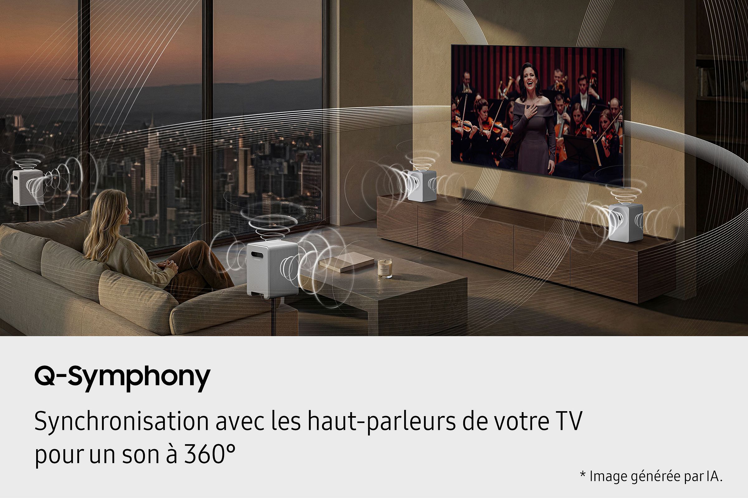 Enceinte Connectée Intelligente SAMSUNG  - HW-LS71H