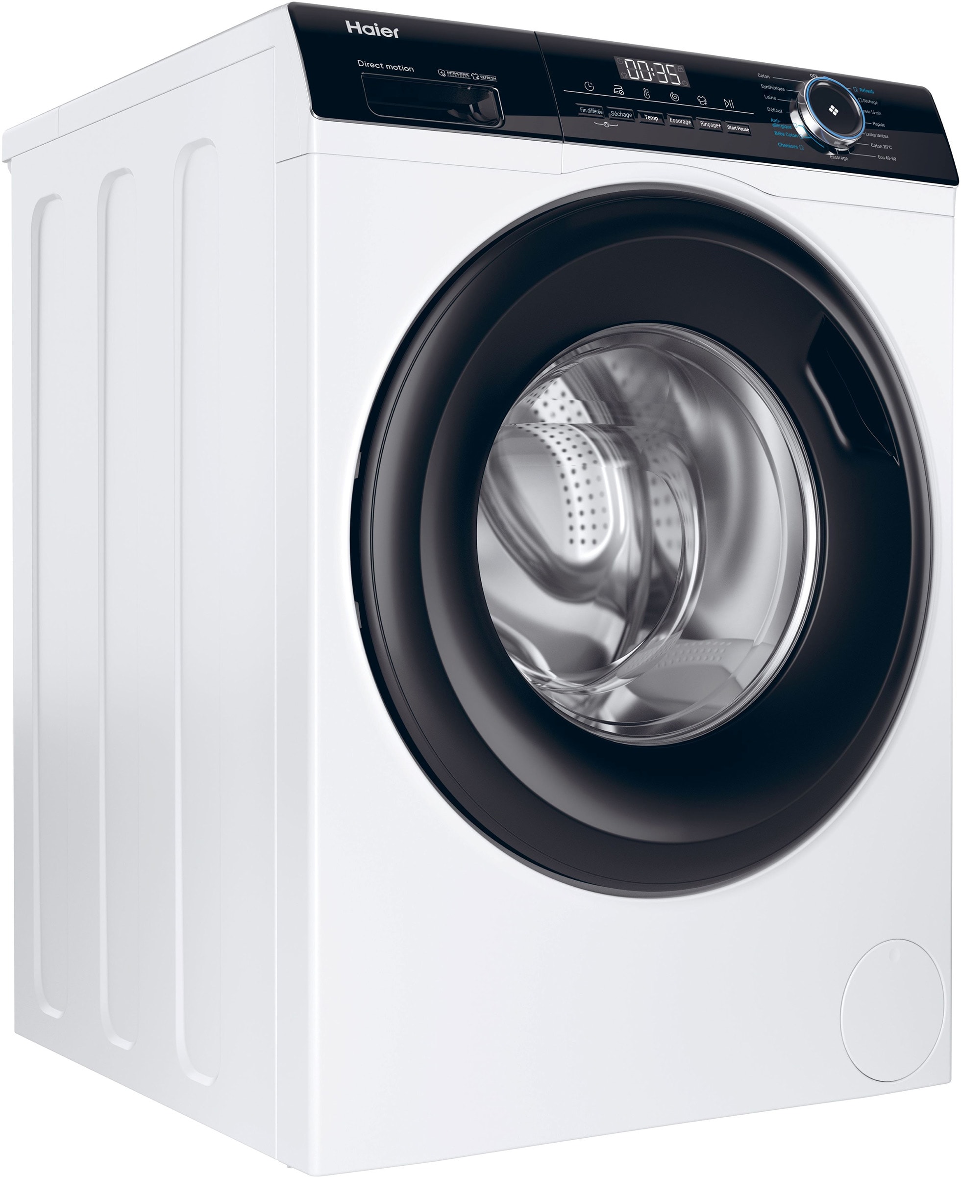 Lave linge Frontal HAIER 8kg 1400trs/min Blanc - HW80-B14G939-FR
