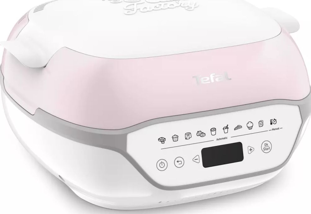 Machine à gâteau TEFAL 3-en-1 1100W Blanc - KD850110