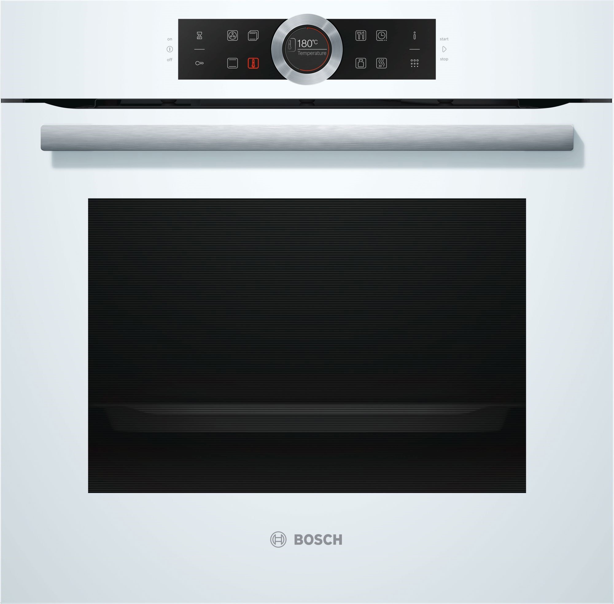 BOSCH Four encastrable pyrolyse Série 8 AutoPilot 10 AirPulsé 4D 71L Blanc HBG672BW1S BOSCH Four encastrable pyrolyse Série 8 AutoPilot 10 AirPulsé 4D 71L Blanc HBG672BW1S