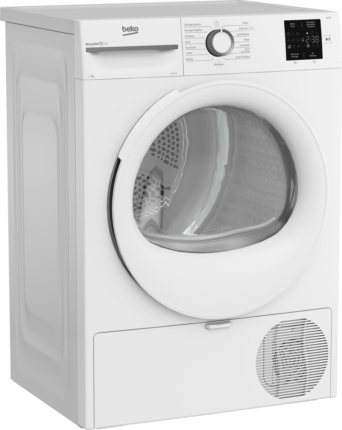 Sèche linge Condensation BEKO 15 programmes 7Kg Blanc - D0H1710 Sèche linge Condensation BEKO 15 programmes 7Kg Blanc - D0H1710