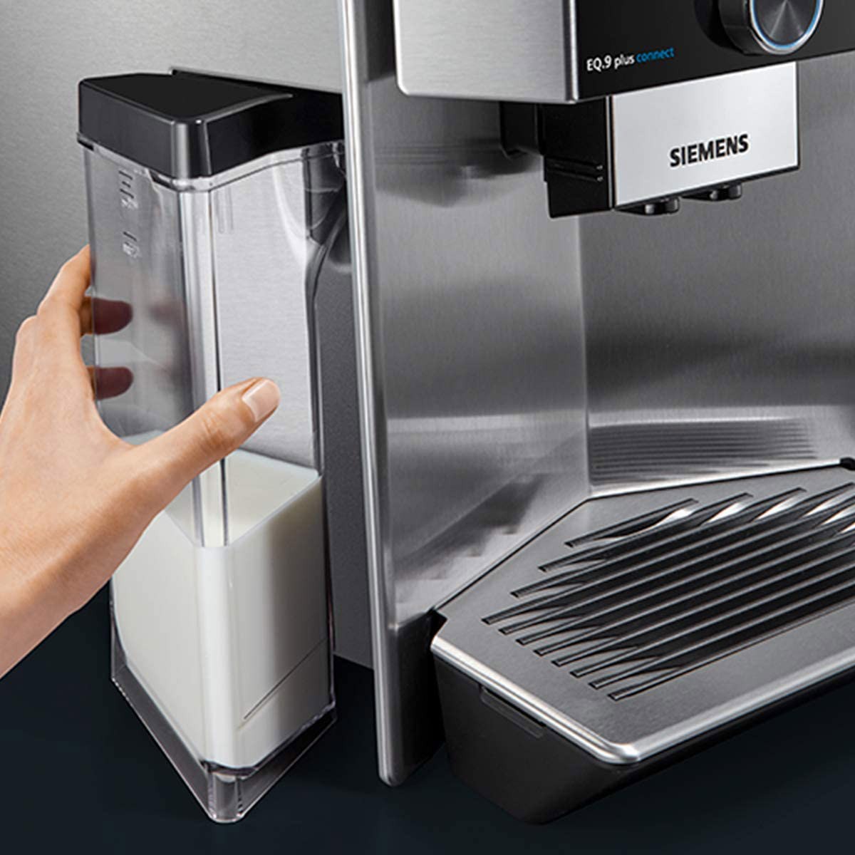 Robot expresso SIEMENS Broyeur EQ.9 plus connect s500 Inox - TI9553X1RW Robot expresso SIEMENS Broyeur EQ.9 plus connect s500 Inox - TI9553X1RW