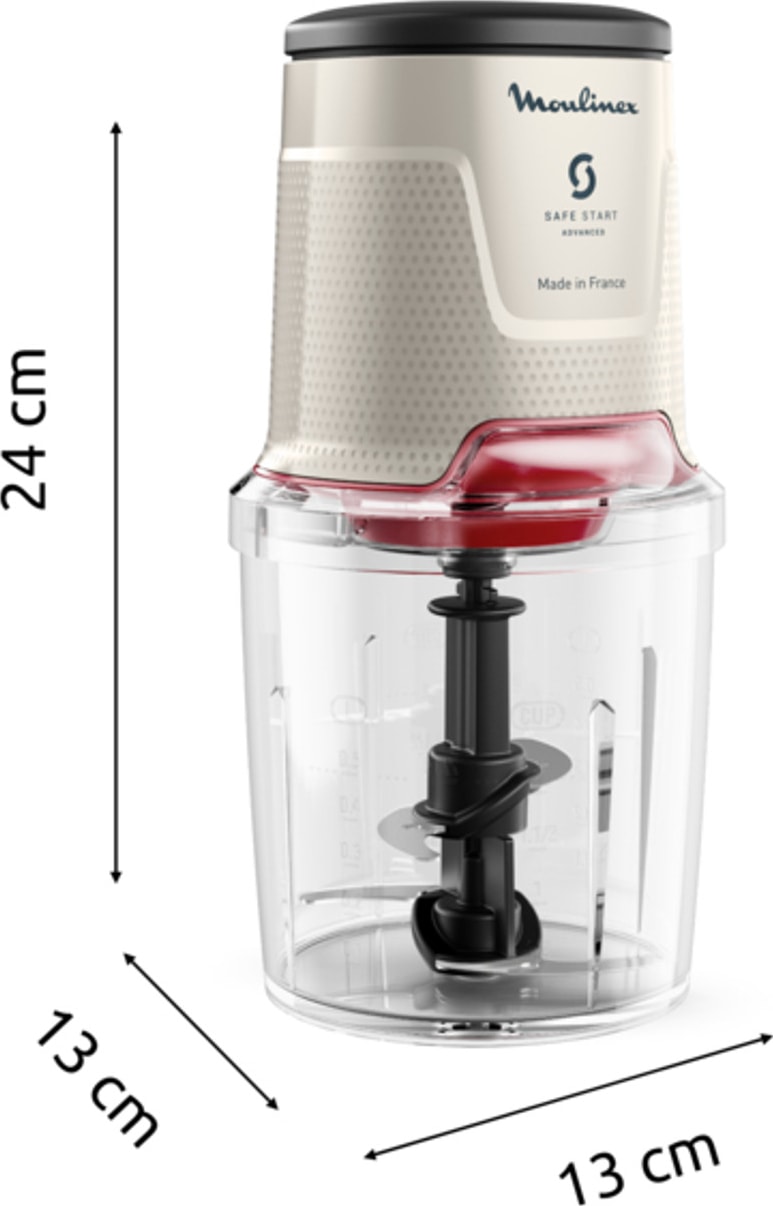 Hachoir MOULINEX Bol 0.5L 600W Ecru - AT740BF1