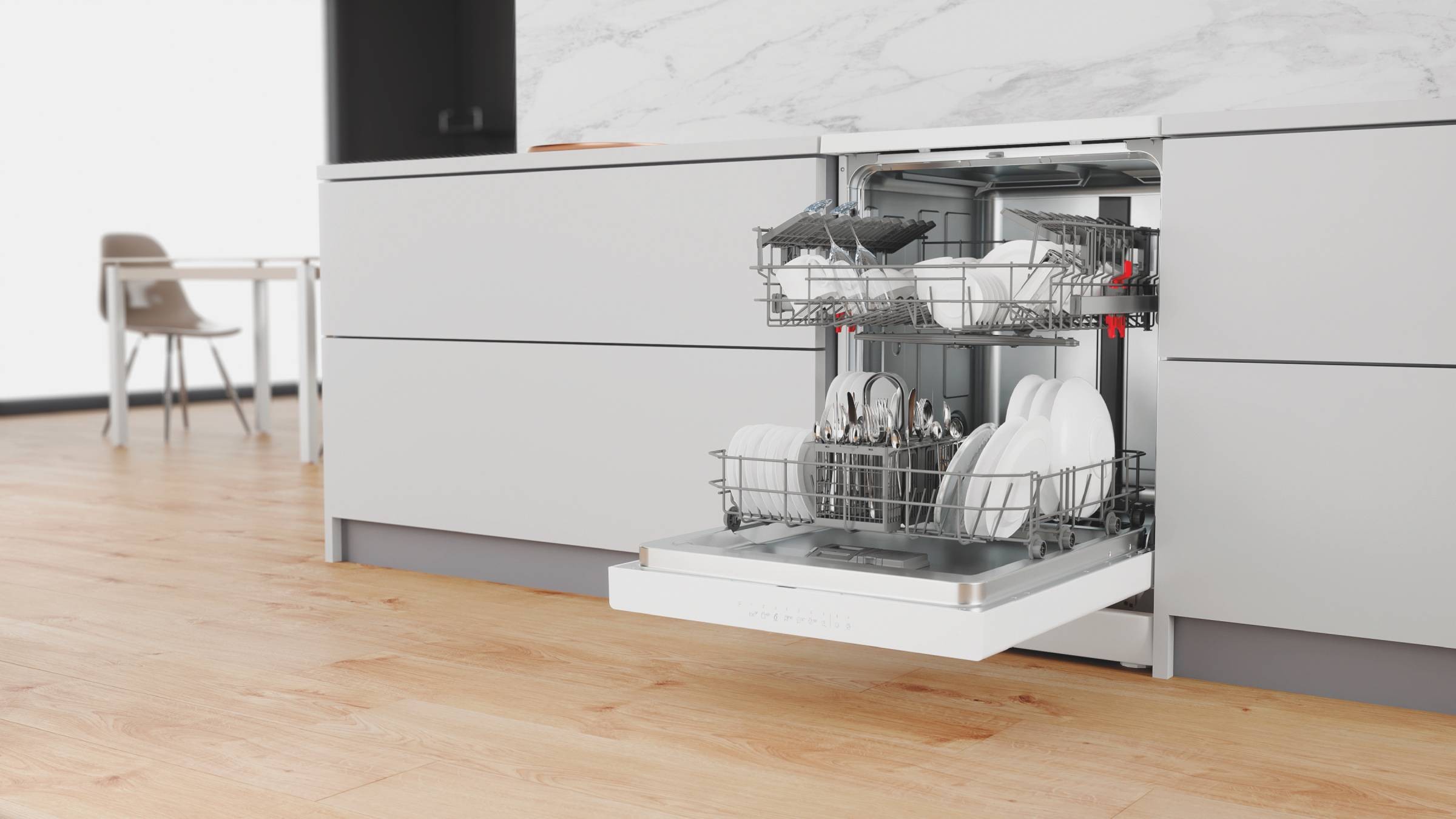 Lave vaisselle 60 cm WHIRLPOOL programme silence 14 couverts - W2FHD624 Lave vaisselle 60 cm WHIRLPOOL programme silence 14 couverts - W2FHD624