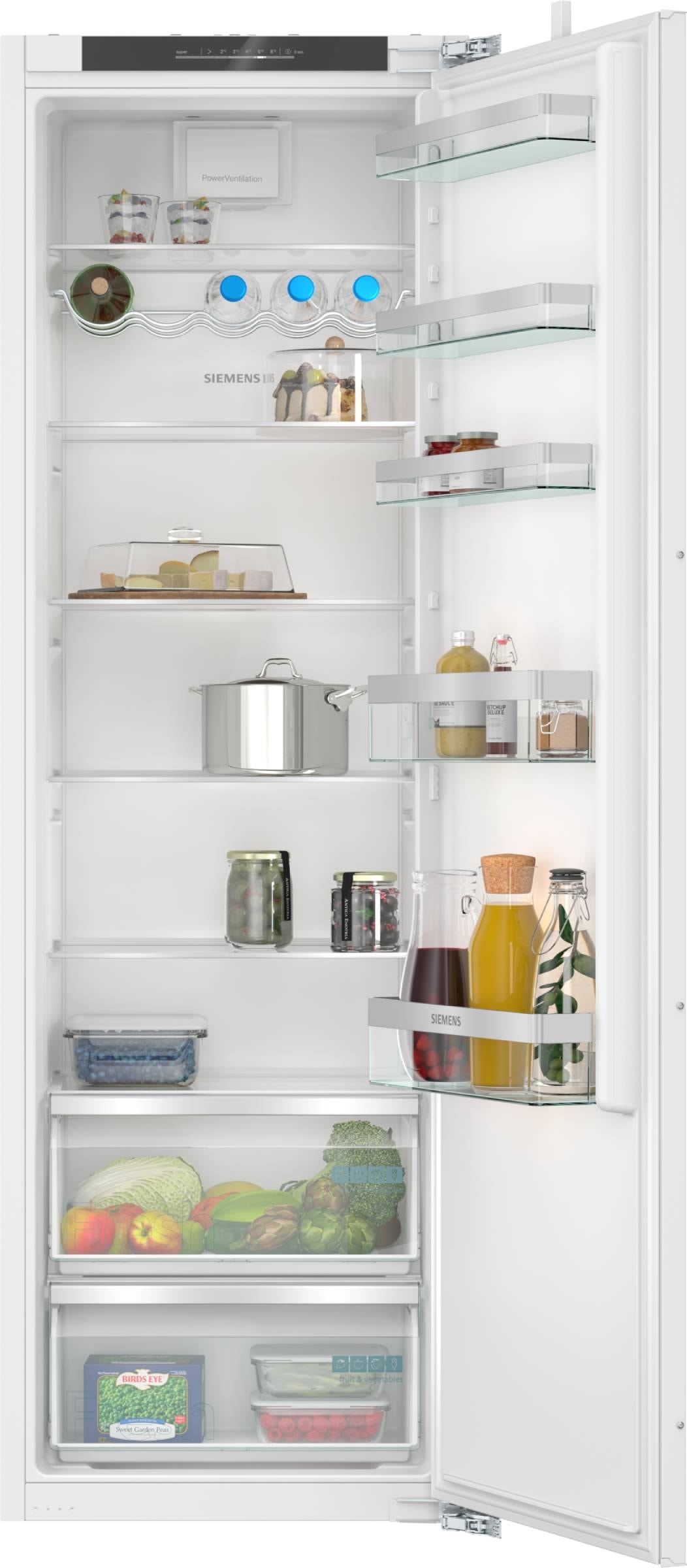 Réfrigérateur encastrable 1 porte SIEMENS 310L Froid statique Blanc KI81RVFE0