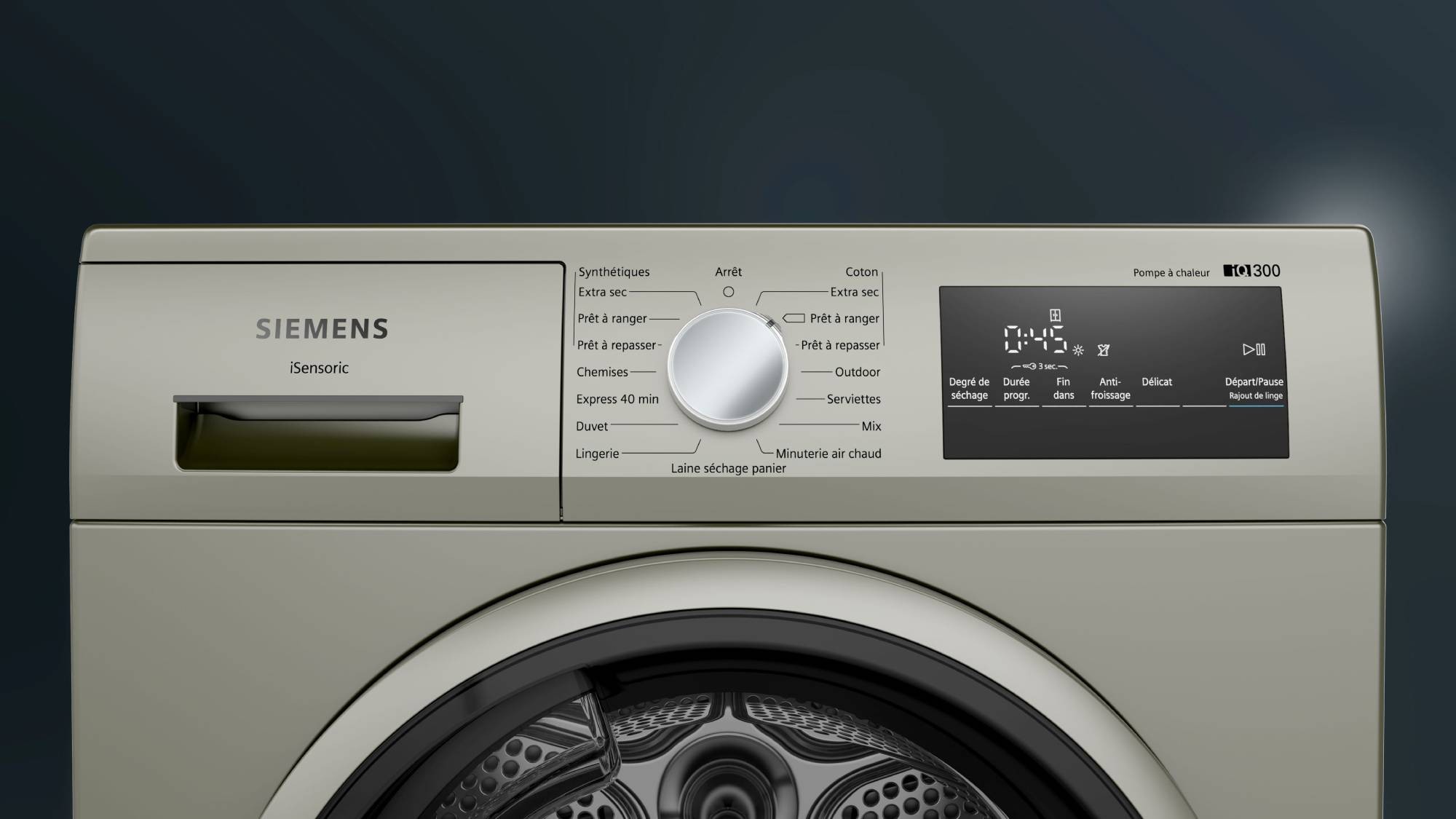 SIEMENS Sèche linge Condensation iQ300 AutoDry 8kg - WT45HVX1FR