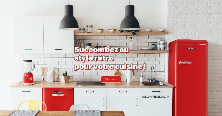 Succombez au style rétro pour votre cuisine avec Schneider !