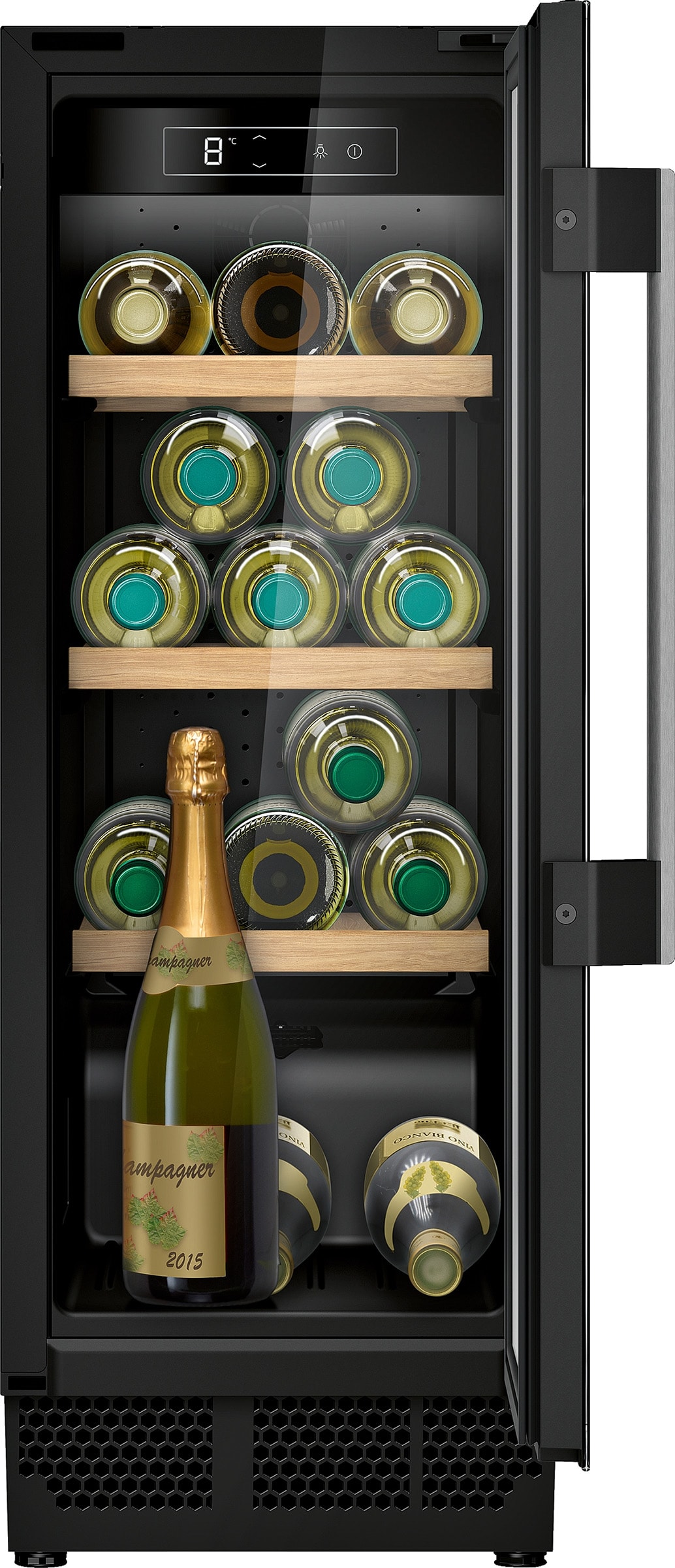 Cave à vin encastrable de service NEFF 21 bouteilles 58L 1 zone 38dB KU9202HF0