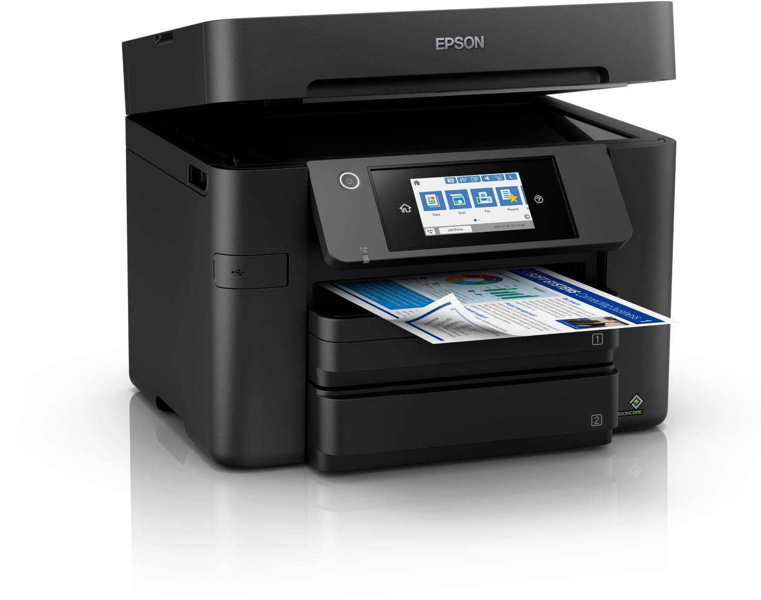 Imprimante jet d'encre EPSON WorkForce Pro WF-4830DWF 4 en 1 Noir - WF-4830DWF