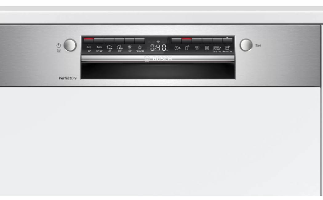 Lave vaisselle integrable 60 cm BOSCH Série 6 Home Connect PerfectDry 44dB 14 couverts - SMI6TCS00E Lave vaisselle integrable 60 cm BOSCH Série 6 Home Connect PerfectDry 44dB 14 couverts - SMI6TCS00E