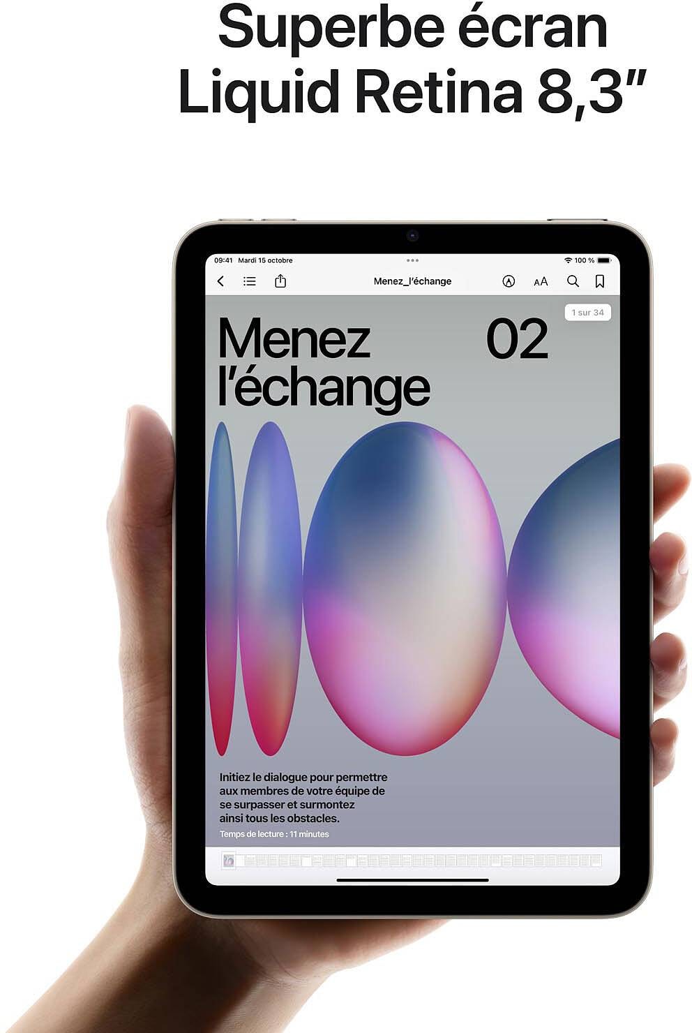iPad mini APPLE Ipad Mini, 8,3", Wi-Fi, 256go, Mauve - IPADMINI-MXNE3NF iPad mini APPLE Ipad Mini, 8,3", Wi-Fi, 256go, Mauve - IPADMINI-MXNE3NF