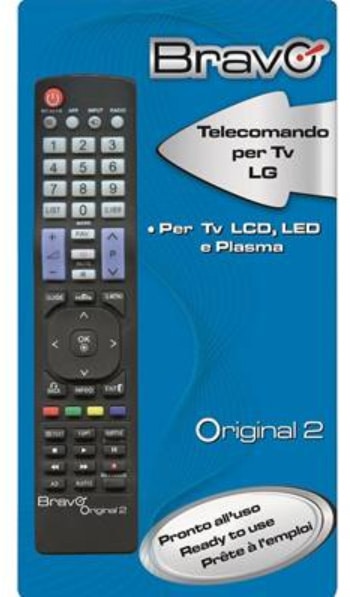 Télécommande universelle BRAVO  - TCORIGINAL2