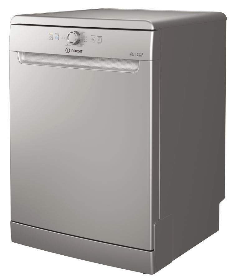 Lave vaisselle 60 cm INDESIT Fast & Clean 14 couverts 46dB Gris - D2FHK26S