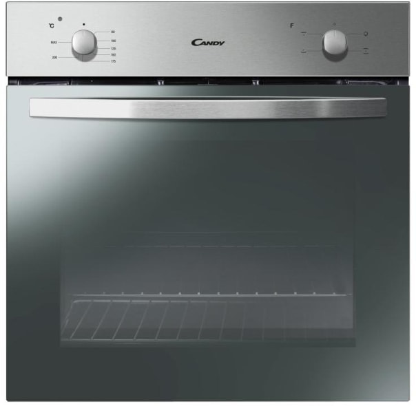Four encastrable émail lisse CANDY Convection naturelle 71L Inox FCS100X
