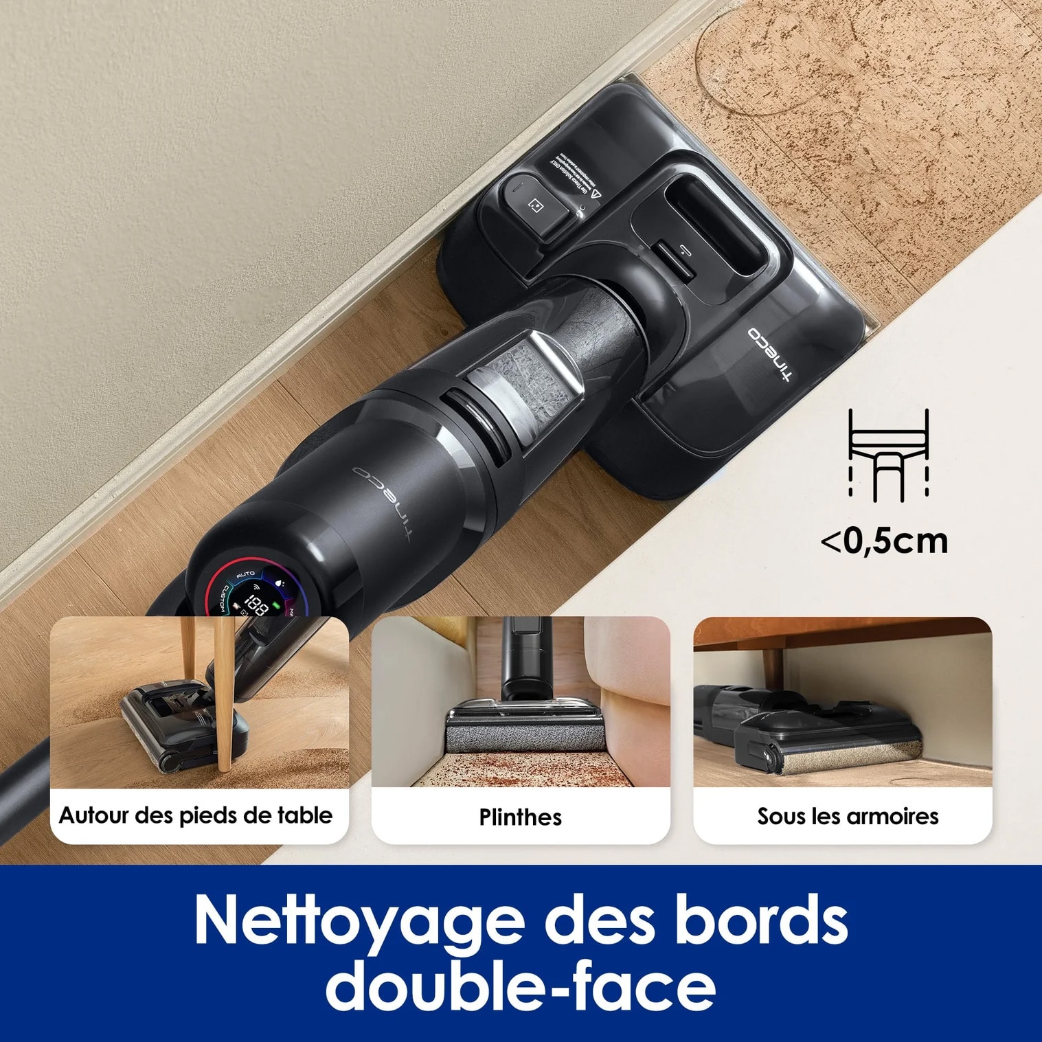 Aspirateur laveur TINECO - FLOORONE-S7STRETCH Aspirateur laveur TINECO - FLOORONE-S7STRETCH