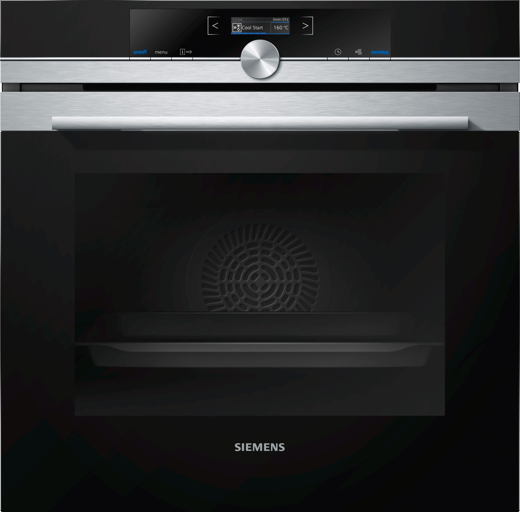 SIEMENS Four encastrable pyrolyse IQ700 air pulsé 4D 71L Noir HB675GBS1 SIEMENS Four encastrable pyrolyse IQ700 air pulsé 4D 71L Noir HB675GBS1