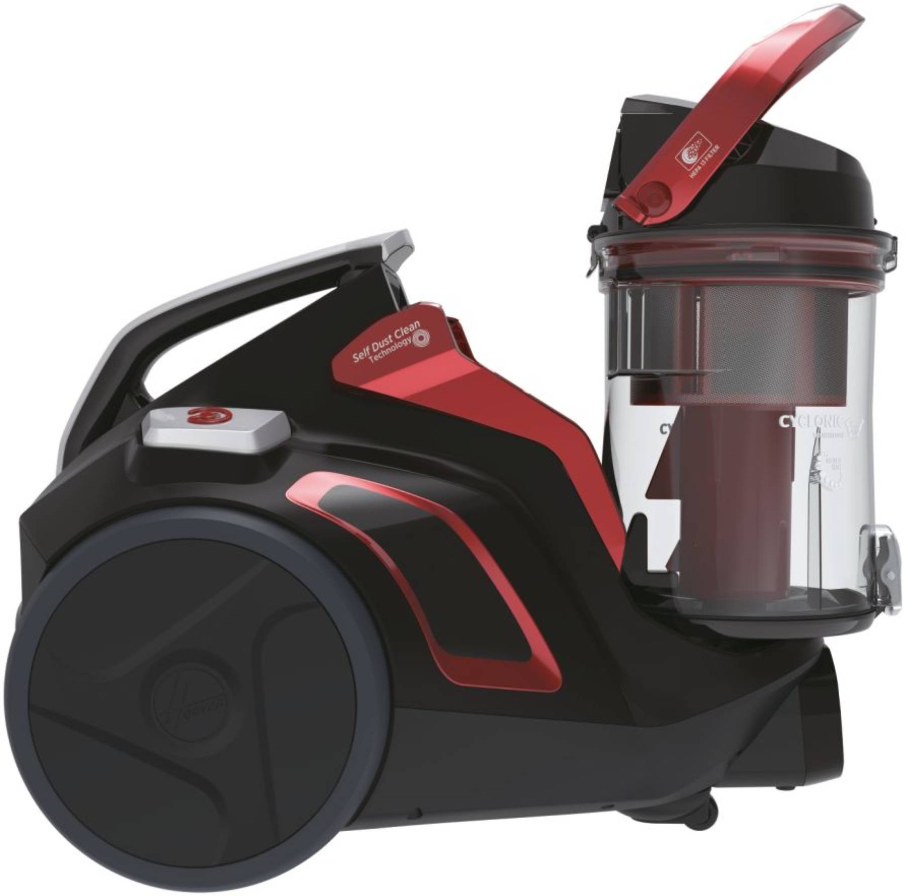 Aspirateur traîneau HOOVER sans sac H-POWER 700 850W Noir - HP730ALG Aspirateur traîneau HOOVER sans sac H-POWER 700 850W Noir - HP730ALG