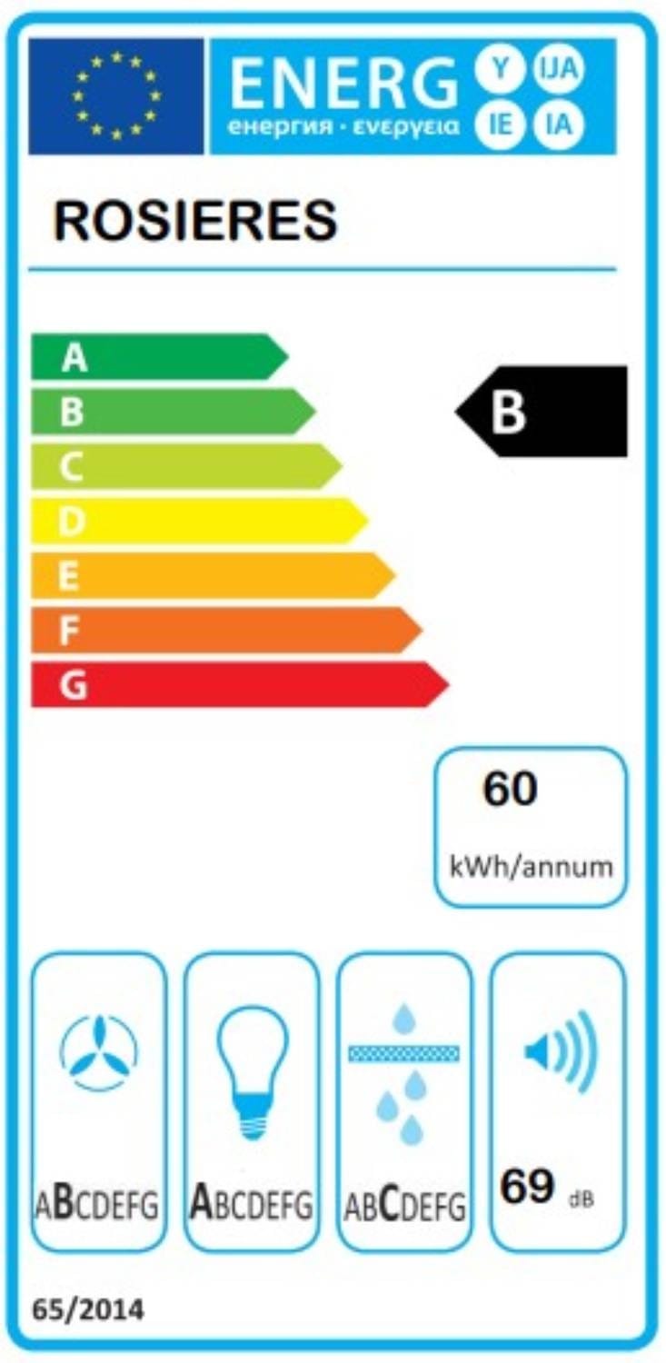 ROSIERES Hotte decorative murale RHP970001LPN