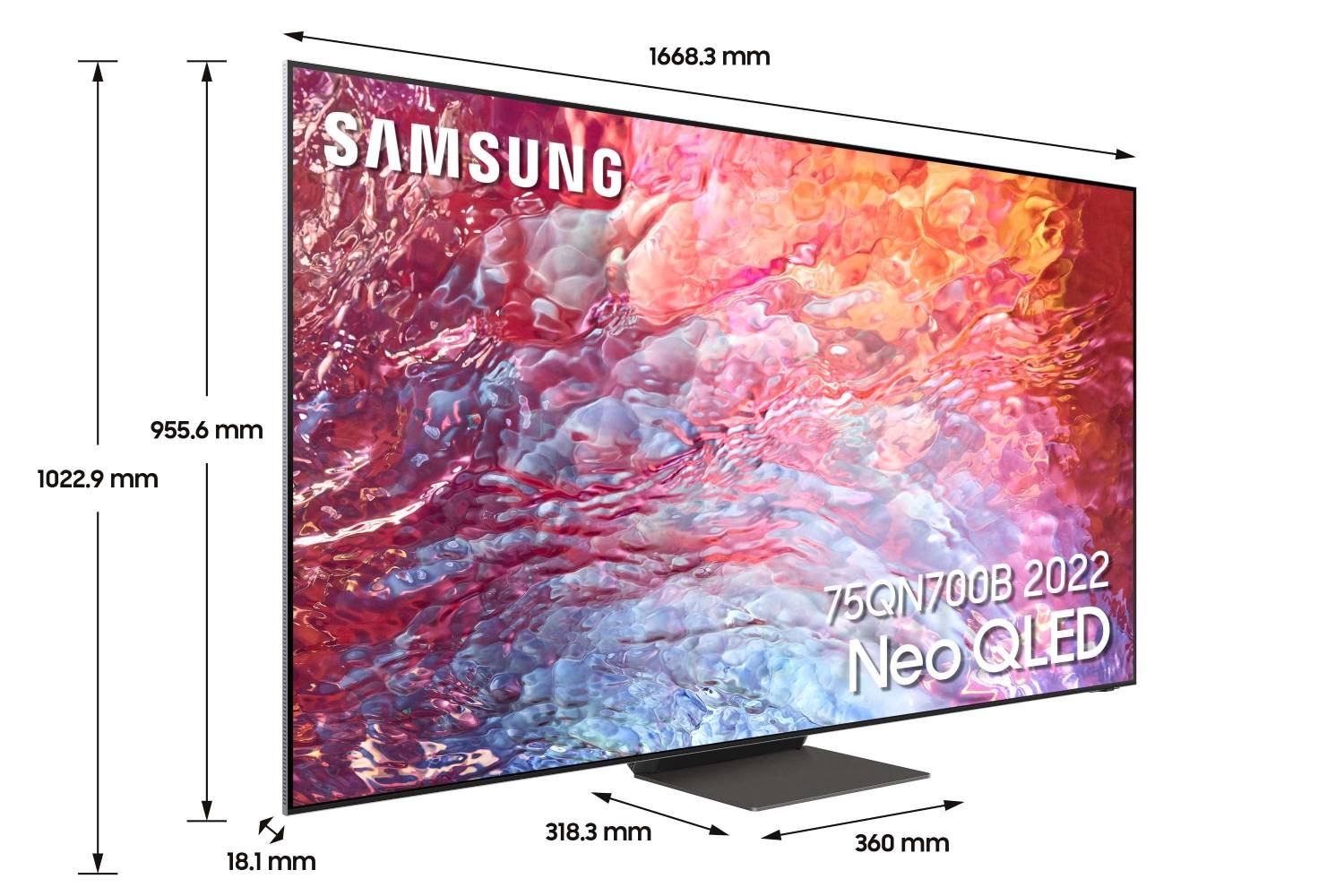 SAMSUNG TV Neo QLED 8K 163 cm TV Neo QLED QE65QN700B 8K 163 cm SAMSUNG TV Neo QLED 8K 163 cm TV Neo QLED QE65QN700B 8K 163 cm