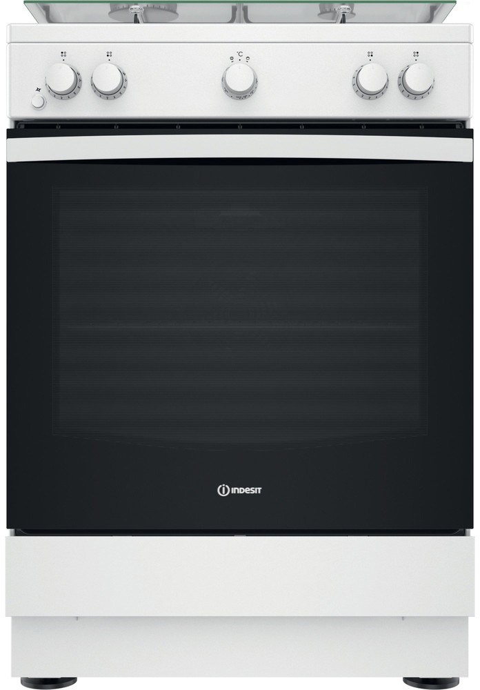 Cuisiniere gaz INDESIT 4 Feux + four Gaz Blanc - IS67G1KMW/E Cuisiniere gaz INDESIT 4 Feux + four Gaz Blanc - IS67G1KMW/E