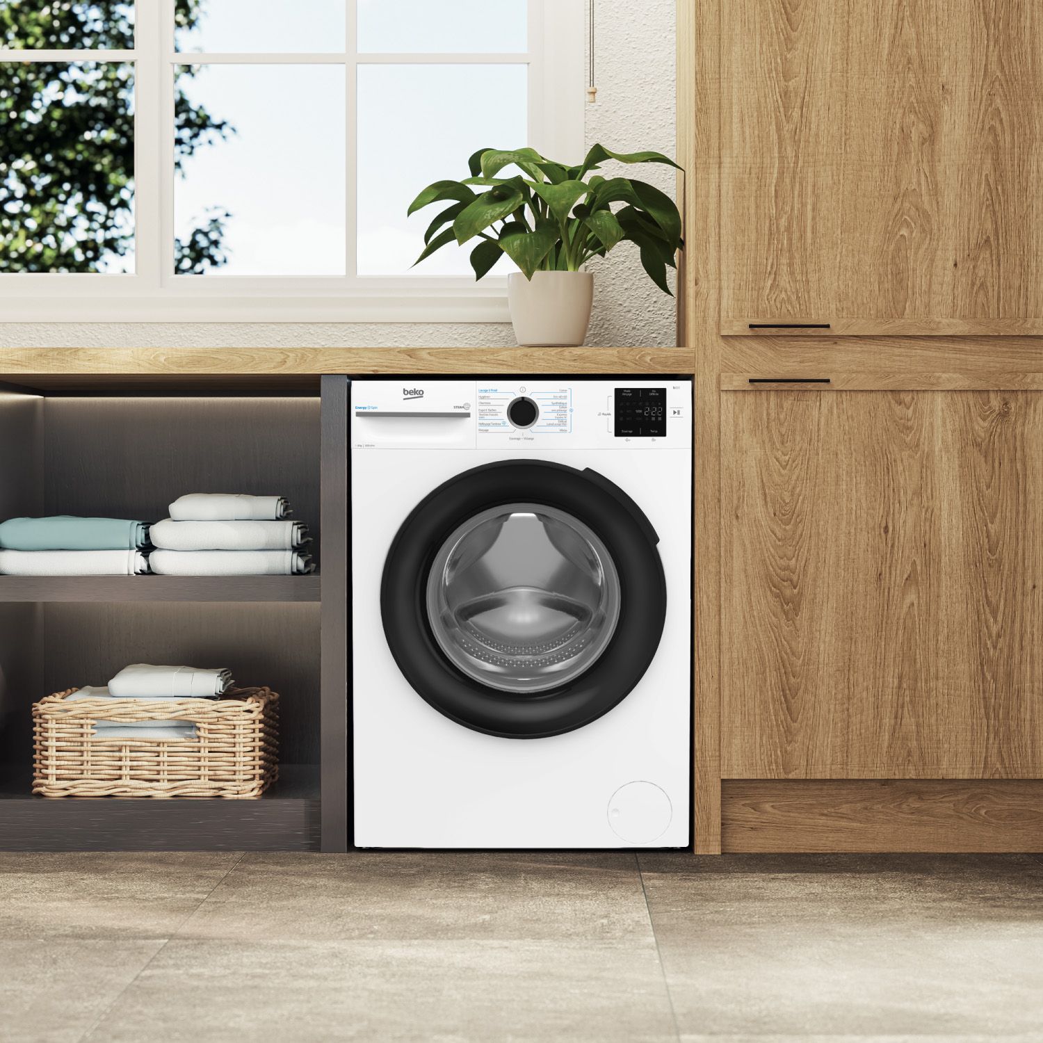 Lave linge Frontal BEKO  - BM3WFT38211B