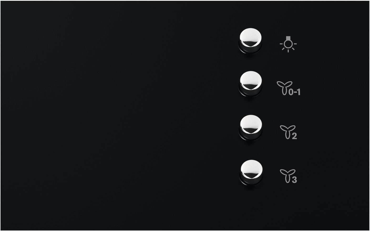 Hotte decorative murale ELECTROLUX Série 600 Pan Incliné 60cm Noire - LFV316K