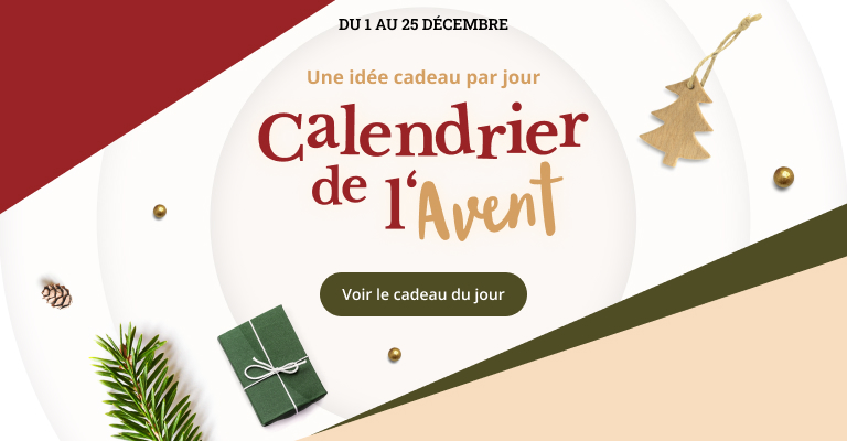Découvrez notre calendrier de l'avent avec une idée cadeau par jour