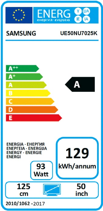 TV LED 4K 125 cm SAMSUNG  - UE50NU7025