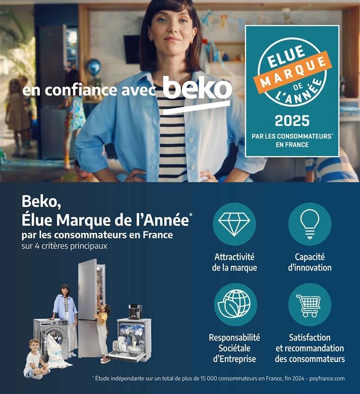 Congélateur armoire BEKO Froid ventilé, 177L, Blanc - RFNM200T40WN Congélateur armoire BEKO Froid ventilé, 177L, Blanc - RFNM200T40WN