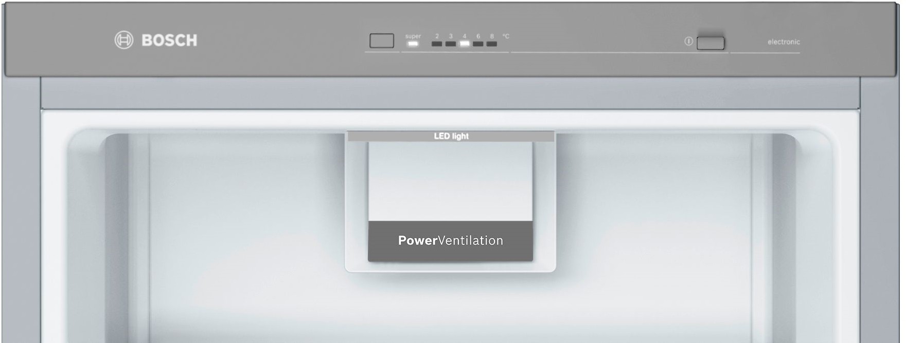 BOSCH Réfrigérateur 1 porte Série 4 VitaFresh 290L Inox - KSV29VLEP